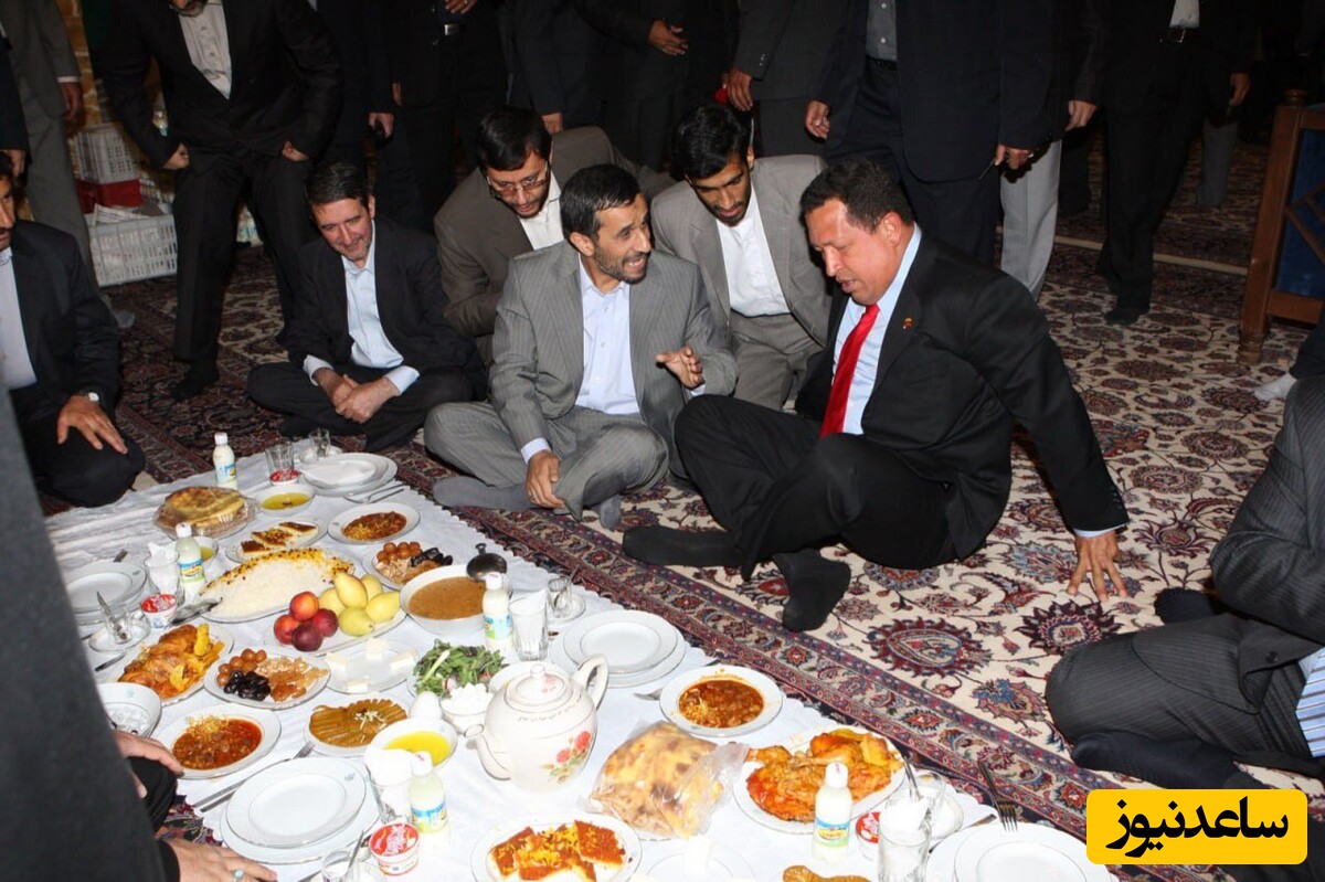 احمدی نژاد و هوگو چاوز