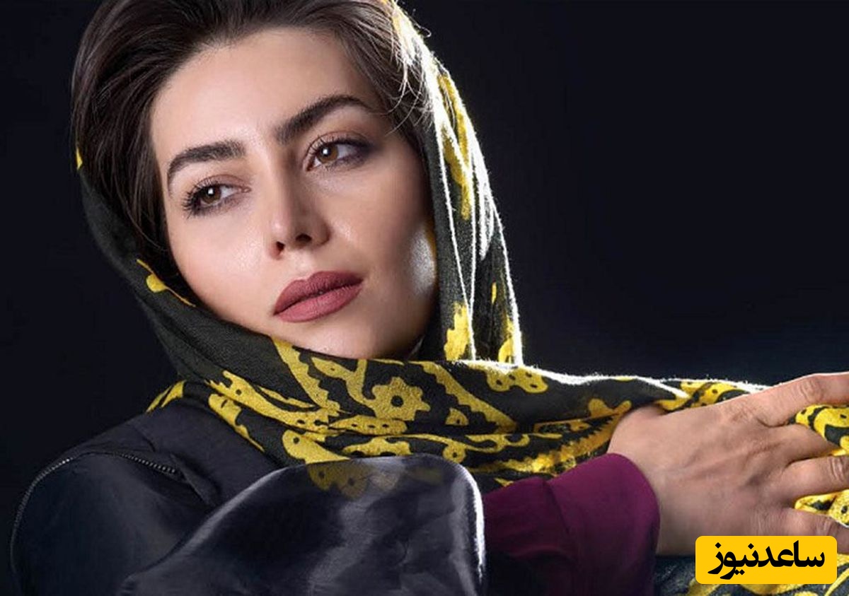 نگاه جذاب و چشمان گیرای هدیه بازوند در یک روز سرد زمستونی!