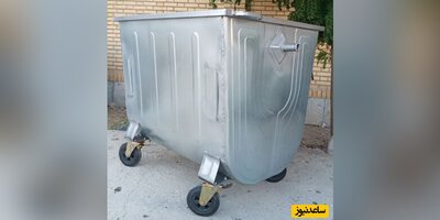 خلاقیت منحصر به فرد شهرداری اهواز برای رنگ آمیزی سطل های زباله/ دست مریزاد واقعا+عکس