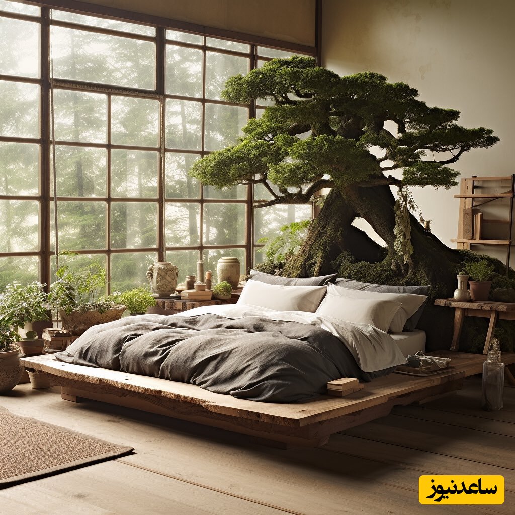 (عکس) طراحی جالب و منحصر به فرد از تخت‌خواب‌هایی به شکل جنگل و دار و درخت 😍🥰/ با خوابیدن تو یه همچین جایی هیچ وقت آدم پیر نمیشه ...