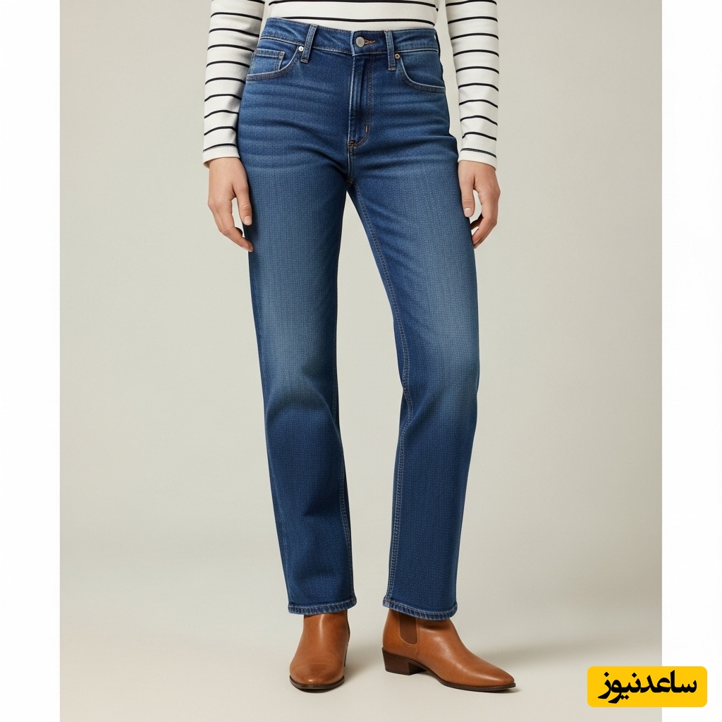 شلوار جین راسته (Straight Jeans)؛ ساده اما همیشه شیک