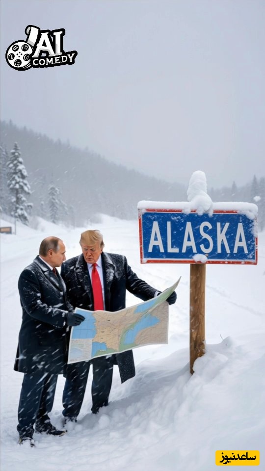 فیلم خوشگذرانی ترامپ و پوتین در آلاسکا لو رفت، حمله خرس قطبی و خطری که از بیخ گوششان رد شد؛ چه زود با هم رفیق شدن + ویدئو