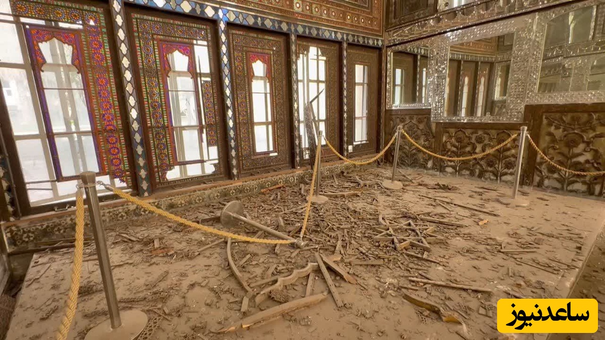 حملات هوایی اسراییل و آمریکا به کاخ گلستان