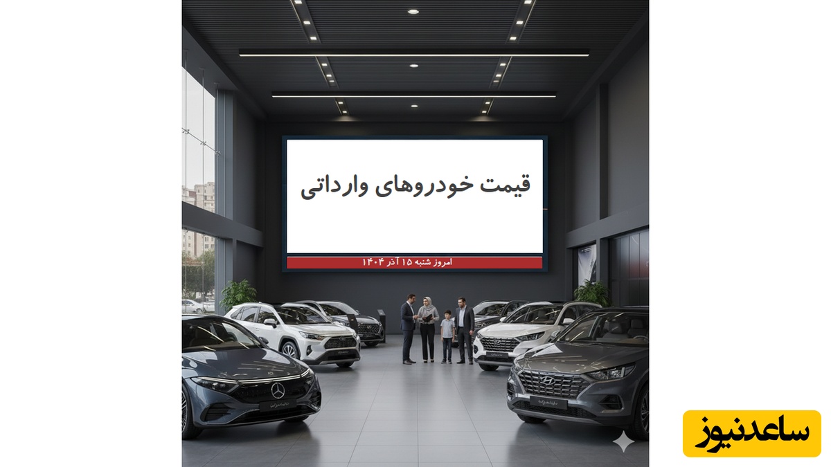 کدام برندها در صدر جدول؟ لیست کامل قیمت خودروهای وارداتی امروز (شنبه 15 آذر)