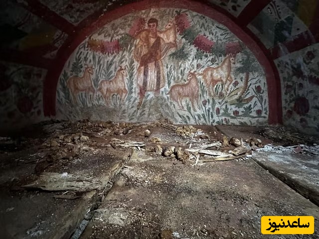 کشف شگفت‌انگیز در ترکیه؛ تصویری 1800 ساله که احتمالاً عیسی مسیح را نشان می‌دهد