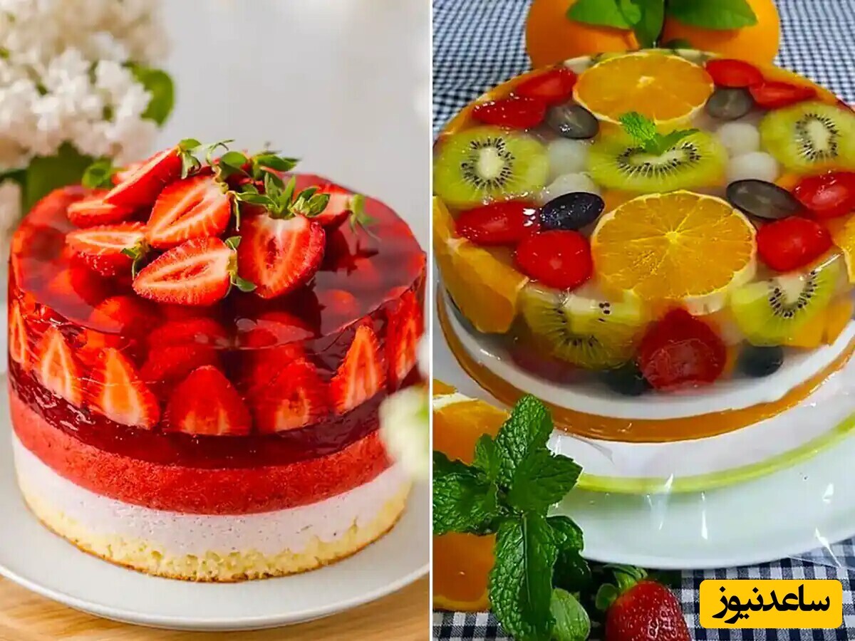 عکس | جذاب‌ترین ایده‌های ژله مینیمال با تکه‌های میوه / با این حرکت مهمون‌هات رو سورپرایز کن
