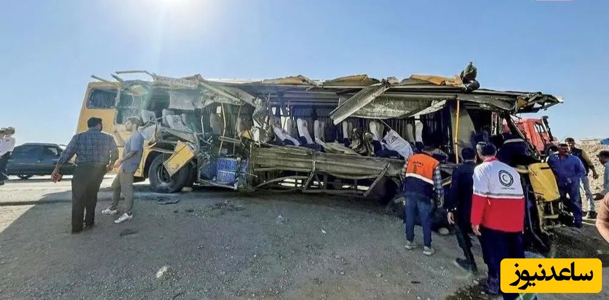 عزل سه مسئول به علت قصور در تصادف اتوبوس دانشجویان در سمنان که منجربه به فوت 2 نفر شد + فیلم
