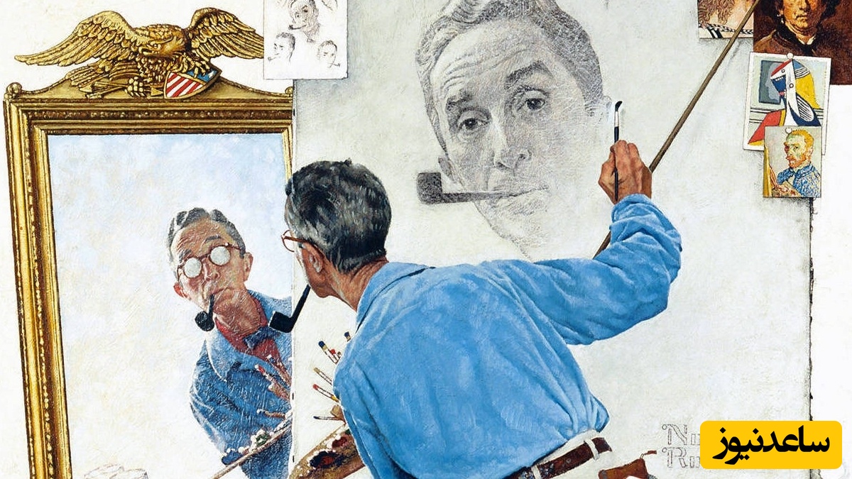 نگاهی ویژه به 7 تا از برترین سلفی های هنری تاریخ نقاشی جهان/ از ونسان ونگوگ هلندی تا نورمن راکول آمریکایی