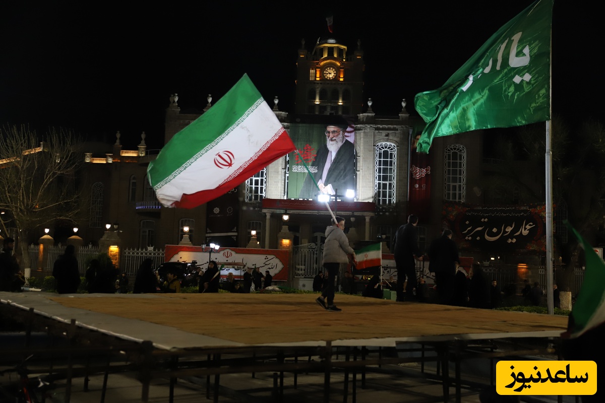 تجمع مردم تبریز در 54 امین شب تجمعات 