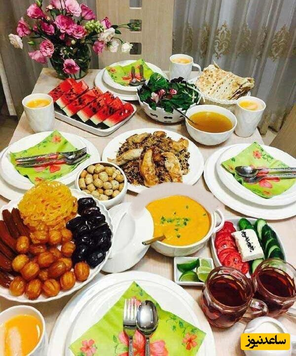 ایده خلاقانه مادر ایرانی در درست کردن نون و پنیر و سبزی برای سفره افطاری حماسه ساز شد/ چه خوراکی باحالی 😍+عکس