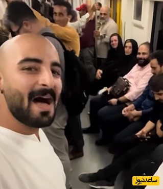 اجرای پر احساس پسر ایرانی با آهنگ قرارمون یادت نره /دیگه مترو تبدیل به استودیو خوانندگی شده!