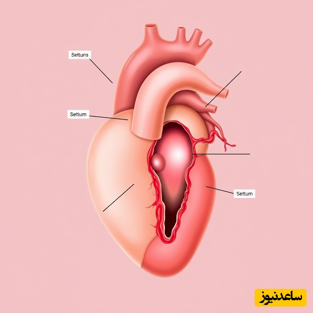 علت سوراخ بودن قلب جنین (نقص دیواره قلب)