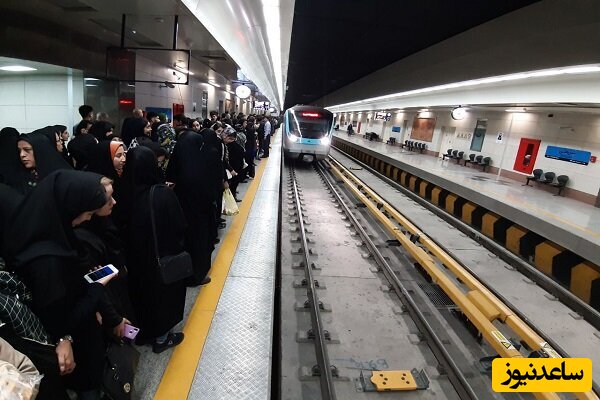 (فیلم) وضعیت ترسناک متروی تهران با حضور نمایشی داعش و واکنش مردم!
