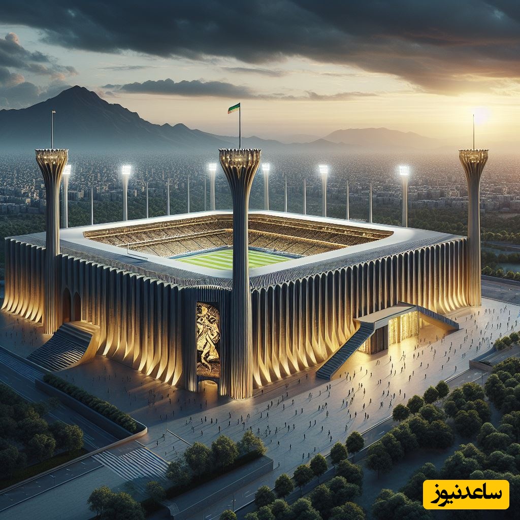 نگاهی خیره‌کننده به طراحی استادیوم با هنر معماری ایرانی باشکوه و اصیل، معماری‌ که تاریخ را نفس می‌کشد / شکوه ایران باستان با استادیوم تخت جمشید + عکس