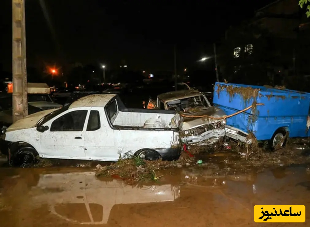 فیلم وقوع سیلاب بارش‌های سیل‌آسا این شهر را غافلگیر کرد / همه در هم پیچیدند+ ویدئو