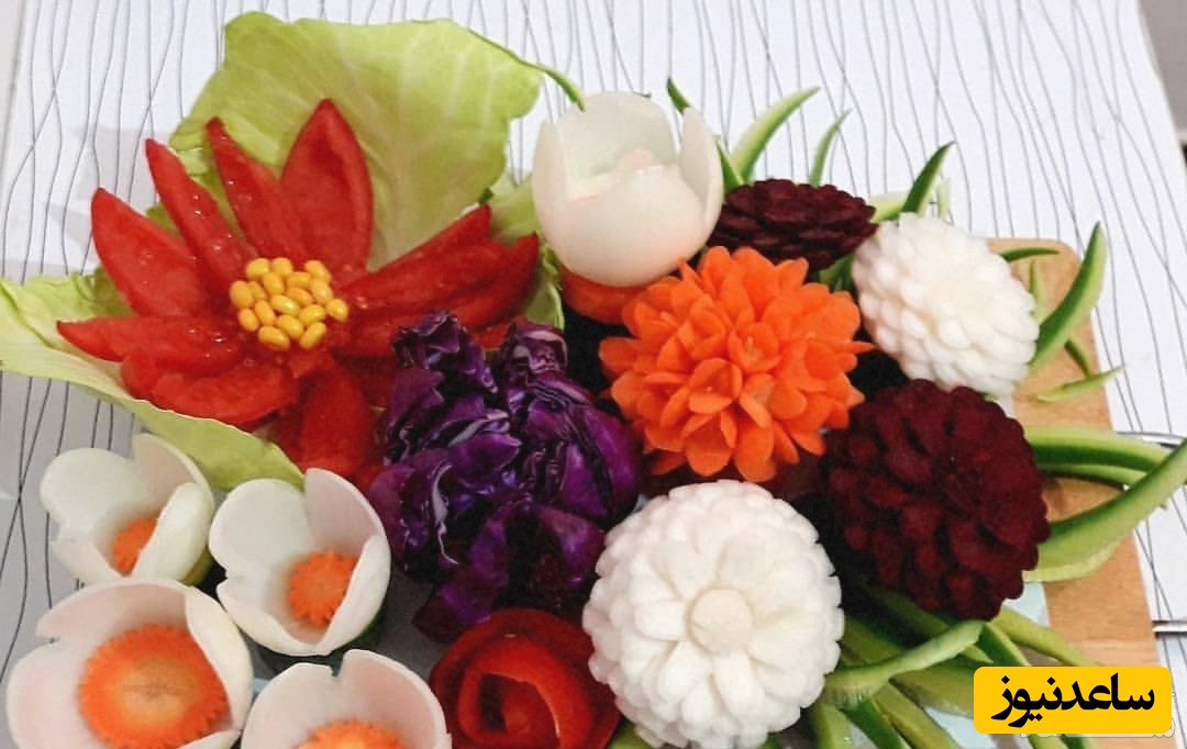 طرز تهیه مربای شلغم به شکل گل داوودی که سفرتو رنگی تر میکنه