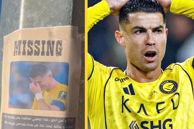 رونالدو گم شد؛ هوادارن فوتبال دنبال او می گردند
