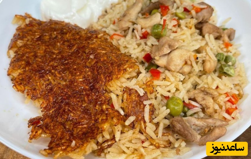 طرز تهیه استانبولی با مرغ ریش ریش لذیذ و خوش طعم مرحله به مرحله + فیلم