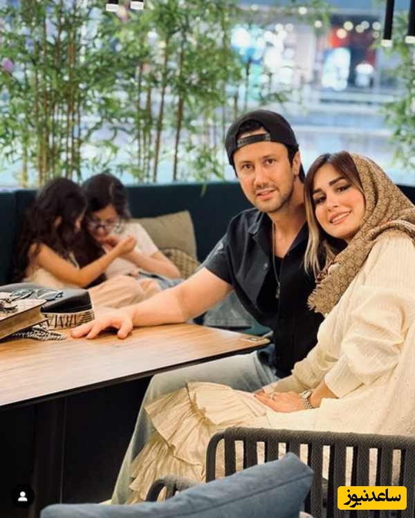 همین الان داغ داغ از بلژیک؛ دورهمی گرم و عاشقانه شاهرخ استخری و اهل و عیالش در یک کافه به صرف کروسان+عکس/نوش جان