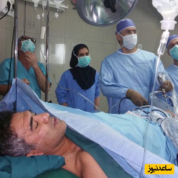 احمدرضا عابدزاده در اتاق عمل