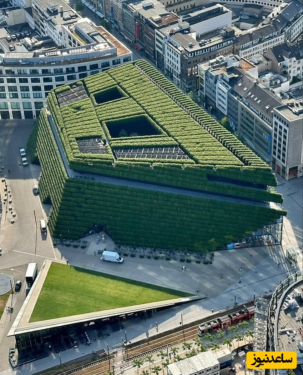 نگاهی خیره‌کننده به شاهکار معماری سبز در اروپا با 8 کیلومتر دیوار زنده که نفس می‌کشد / الحق که این سازه لایق جایزه بهترین طراحی دنیا رو داره + عکس