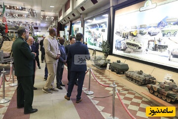 تصویر دیدنی از بازدید هیأتی از اتیوپی از نمایشگاه صنایع دفاعی ایرانی + عکس