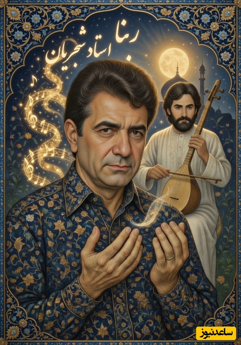 فیلم/ سوز و گداز دعای ربنای استاد شجریان بلبل خوش آواز موسیقی سنتی با صدای کمانچه روزبه استغفاری/ قندِ شیرین ماه رمضان🌙