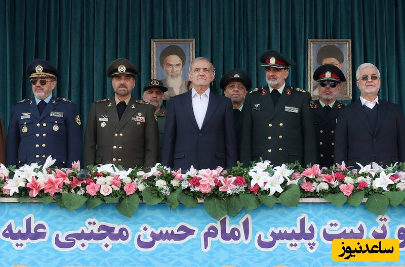 (ویدئو) لرزه بر اندام دشمن با رژه مقتدرانه دانشجویان دانشگاه افسری در حضور رئیس‌جمهور، دکتر پزشکیان