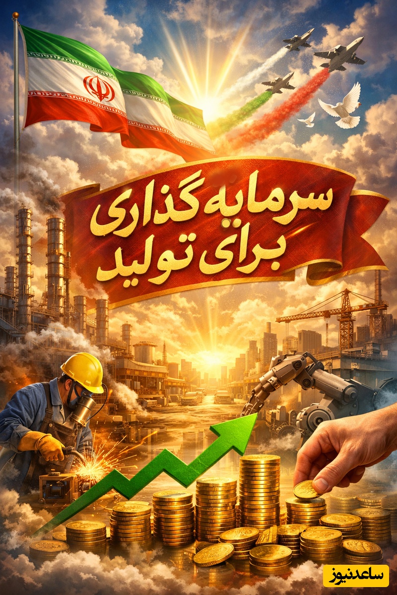 سرمایه‌گذاری برای تولید به همت دولت و ملت انقلابی؛ پرچمی برافراشته برای عزت اقتصادی ایران
