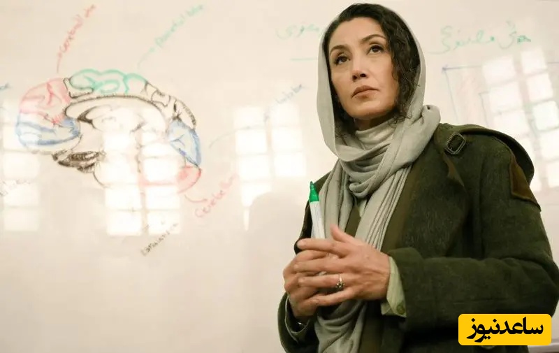 هدیه تهرانی در صحنه ای از سریال هزار و یک شب