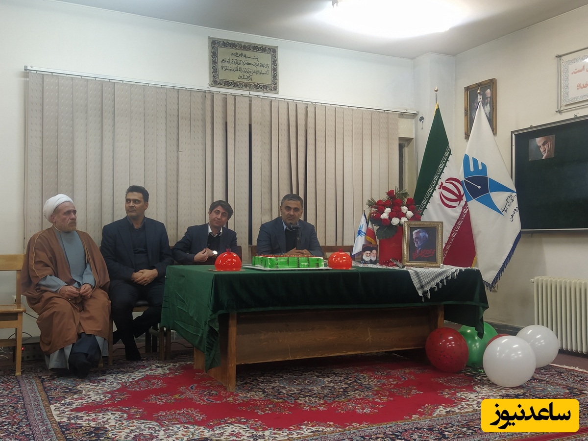 حضور رئیس دانشگاه آزاد استان تهران در جمع دانشجویان هم‌زمان با شب یلدا