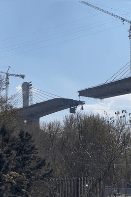 بزرگترین پل خاورمیانه در کرج هدف دشمن صهیونی آمریکایی قرار گرفت