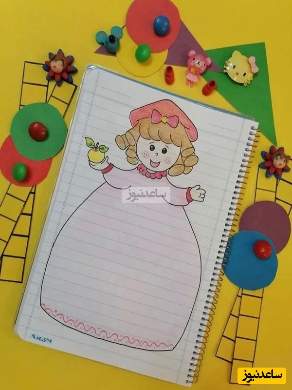 نقاشی دفتر مشق