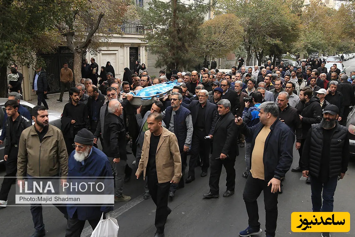 تشیع جنازه خواهر احمدی نژاد 