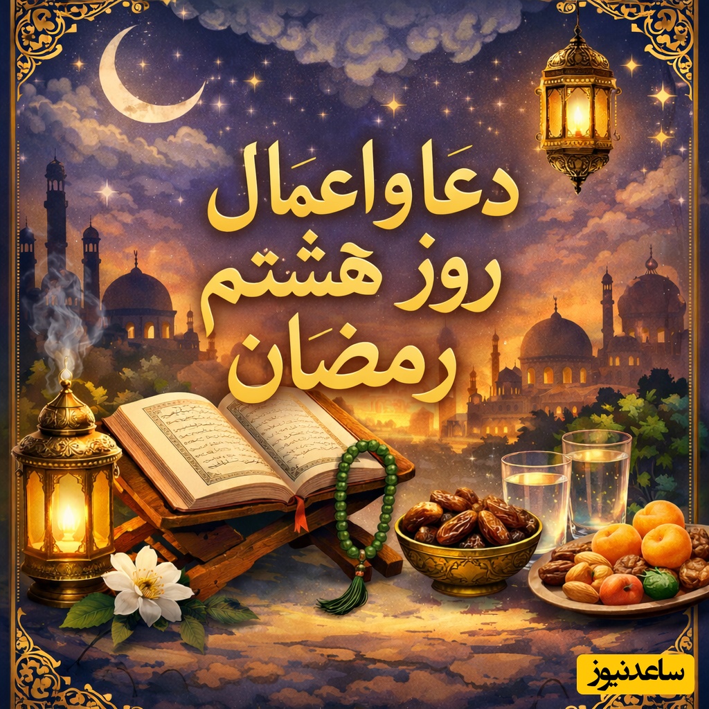 تلاوت جزء 8 قرآن کریم و اعمال مخصوص روز هشتم رمضان که برکت را چند برابر می‌کند + ویدئو