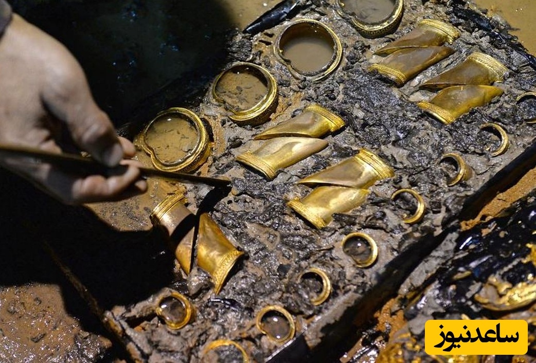 گنج «سُم‌های طلایی اسب» از مقبرۀ 2 هزارسالۀ «یک ارباب» بیرون آمد