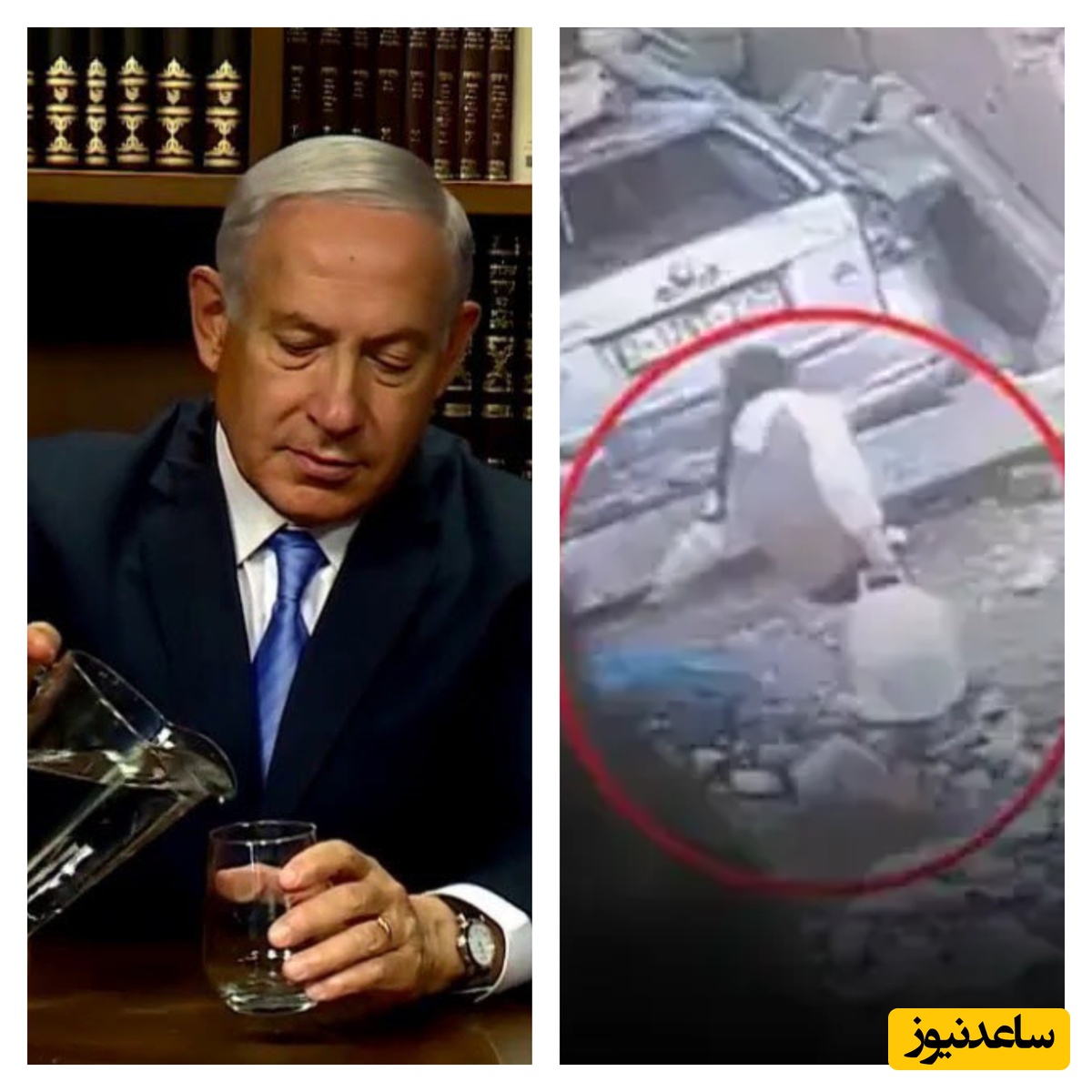 نتانیاهو مدل وعده کمک آبی به ایران را در غزه اجرا کرد؛ منتها با گلوله!+ویدیو