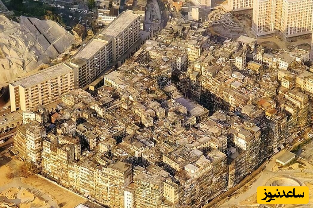 (تصاویر) متراکم‌ترین شهر جهان که مردمش از روی پشت‌بام تردد می‌کردند