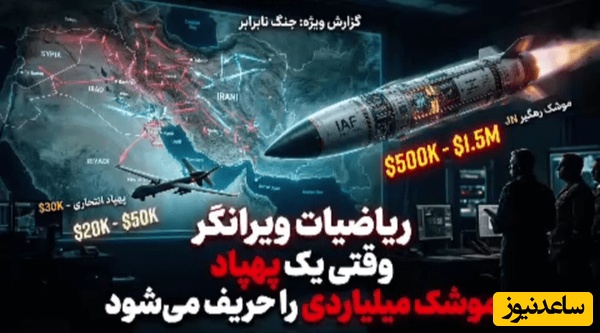 پایان دوران پدافندهای گران‌قیمت؛ وقتی پهپاد 50 هزار دلاری موشک میلیون دلاری را به چالش می‌کشد!+فیلم