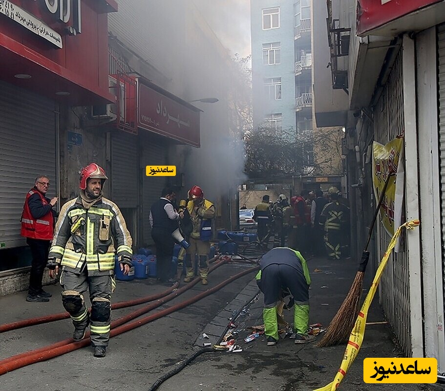 گریه‌های سخنگوی آتش‌نشانی هنگام ارسال خبر شهادت همکارش + فیلم