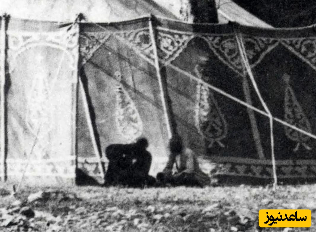 عکس| سفر زمان؛ منظرۀ اردوی ناصرالدین شاه در کنار رودخانۀ چالوس