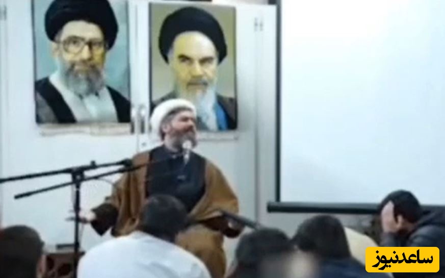 لحظه اصابت موشک به نزدیکی یک سخنرانی مذهبی در تهران