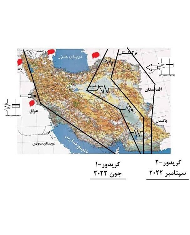 نقشه زلزله ایران