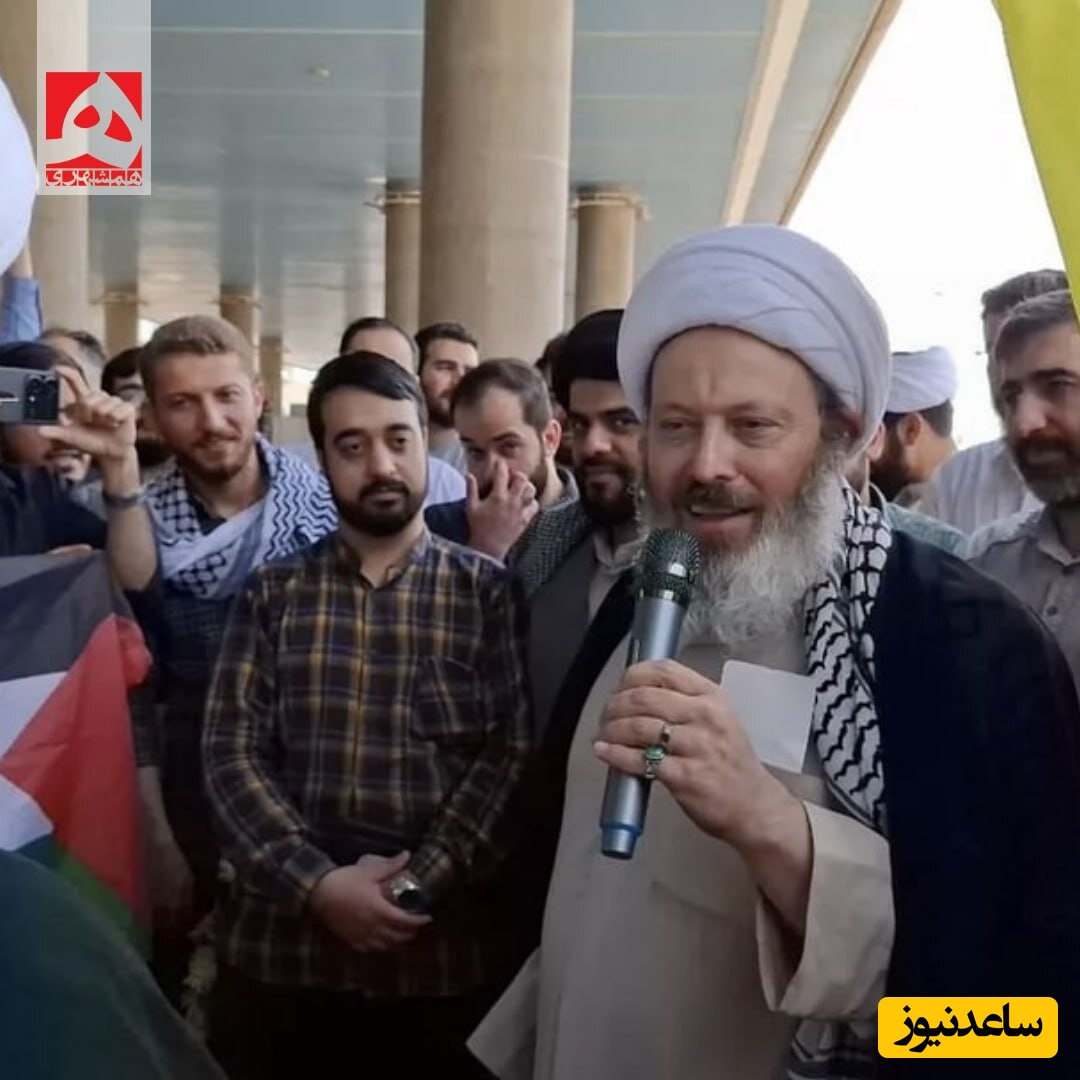 آواز‌خوانی حاج‌آقا قاسمیان،روحانی معروف منتقد صعودی، در جمع دانش‌آموزان/ عجب صدای دلنشینی دارد!