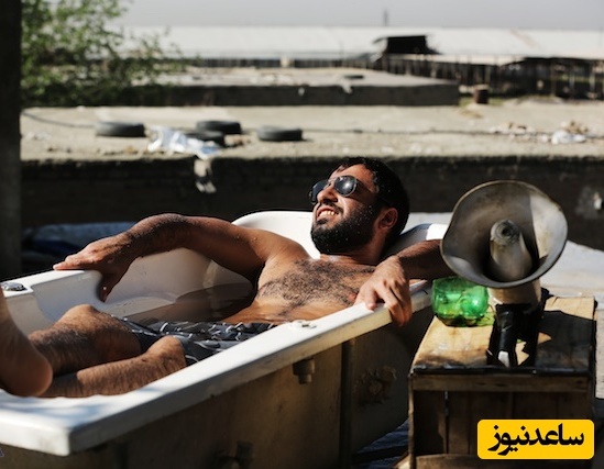 ماجرای عجیب وان حمام نوید محمدزاده: از فردی که ادعا داشت بزرگترین کارتن خواب ایران هست این وان رو قرض گرفتیم+فیلم