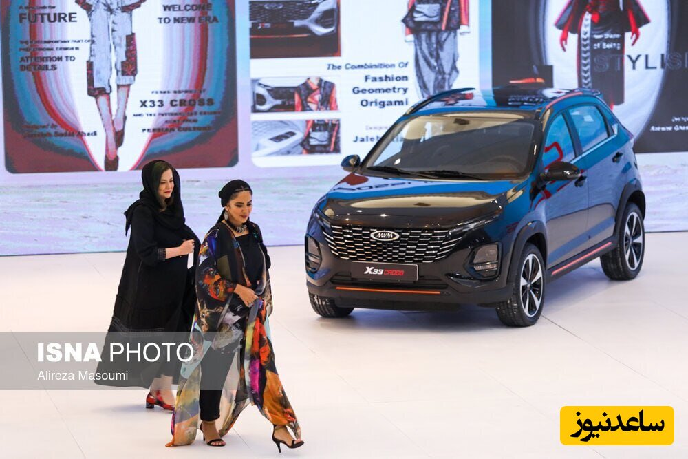 حضور  مهراوه شریفی نیا در افتتاح یک خودروی چینی
