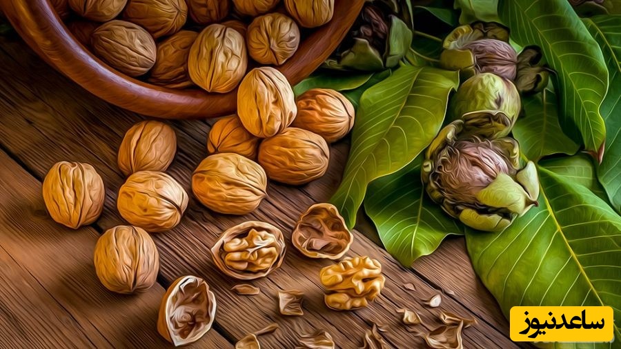 جرم گیری دندان با پوست گردو