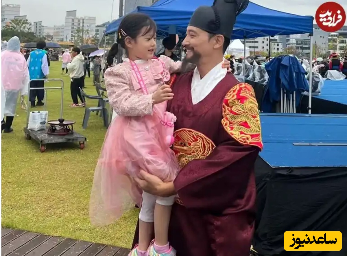  «یونگ‌پو» سریال جومونگ در کنار همسر و دخترش در 50 سالگی