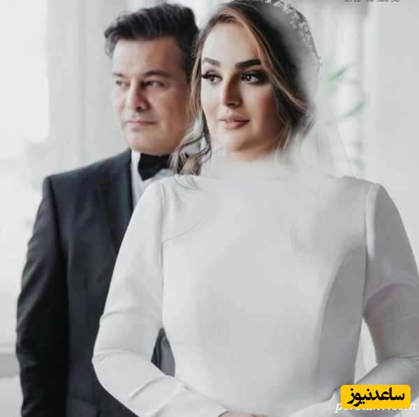 نگاهی به چیدمان جشن عروسی اروپایی پیمان قاسم خانی و همسر جوانش میترا ابراهیمی با دیزاین کیک 3 طبقه، شمع و...