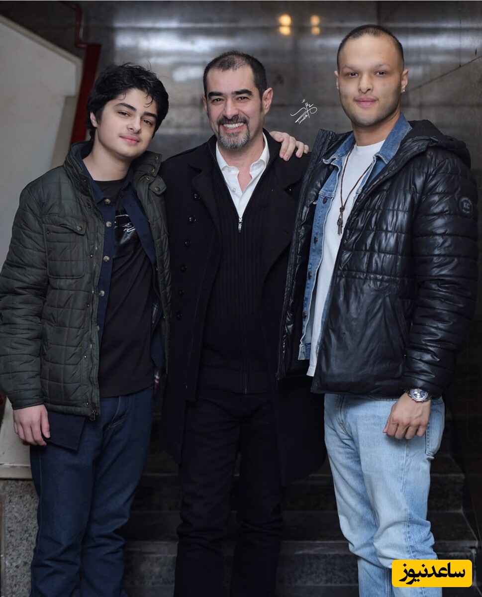  شهاب حسینی به همراه پسرانش